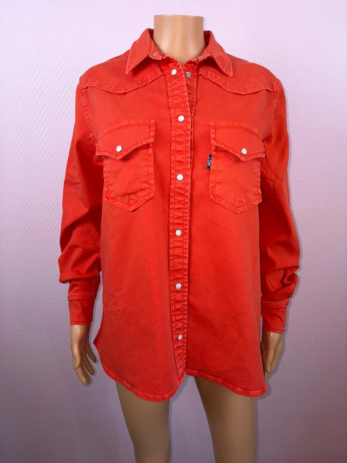 Chemise stylé en jeans peu mis taille 38 – photo 2